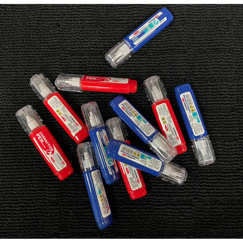 (ยกกล่อง/12อัน) ลิขวิดน้ำ ลิควิดน้ำ น้ำยาลบคำผิด หัวเหล็ก กลิ่นหอม