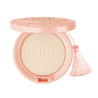 MILLE มิลเล่ 02 NATURAL ผิวสองสี แป้งสเนลคอลลาเจน SNAIL COLLAGEN PACT SPF25 PA++ 11G.