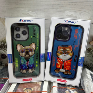 NIMMY 360 Protection เคสปักลายน้องหมา สุดน่ารัก 3D 🔥รุ่นใหม่ล่าสุด For iphone 15ProMax