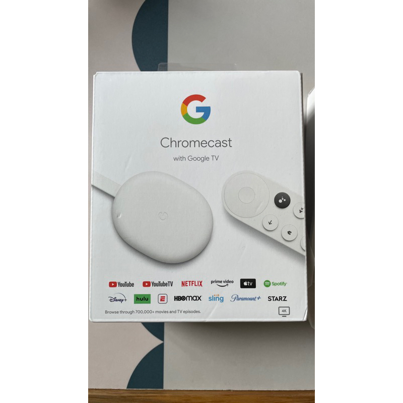 Chromecast Gen 4 with google TV 4K สีขาว มือ 2