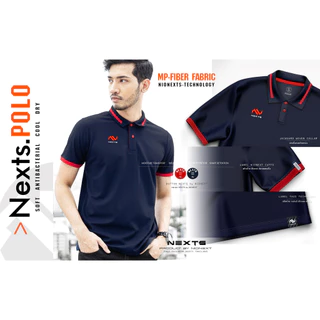 [NXP001] เสื้อโปโลทรงผู้ชาย NEXT% 13 สีสวยงาม เนื้อผ้านิ่ม ใส่สบายระบายอากาศได้ดีมีขนาดใหญ่ถึงอก 52