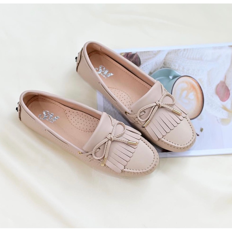 Soulmate Shoes รองเท้าหนังแท้ Bella Mate in Creamy Brown