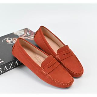 Soulmate Shoes รองเท้าหนังแท้ Classic Mate in Brick Red (Nubuck Skin)