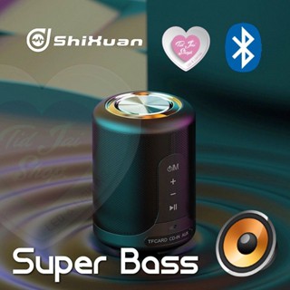 พร้อมส่ง ร้านในไทย ลำโพงบลูทูธ เสียงเทพ เบสหนัก SHIXUAN E16 Bluetooth แบตในตัว