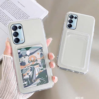 เคสโทรศัพท์มือถือแบบนิ่ม Tpu เคสใส พร้อมช่องใส่บัตร สําหรับ Samsung S21 S22 S23 ultra S23ultra note20ultra A51