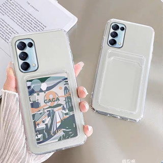 เคสโทรศัพท์มือถือแบบนิ่ม Tpu เคสใส พร้อมช่องใส่บัตร สําหรับ Realme 11 pro plus c30 c30s c31 c35 c3 c53 9pro plus C51