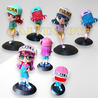 โมเดล Bulma - บลูม่า DragonBall Z Arale อาราเล่ Q Podket พร้อมฐานวาง ขนาดความสูง 13.5 - 14 ซม. ส่งเร็ว