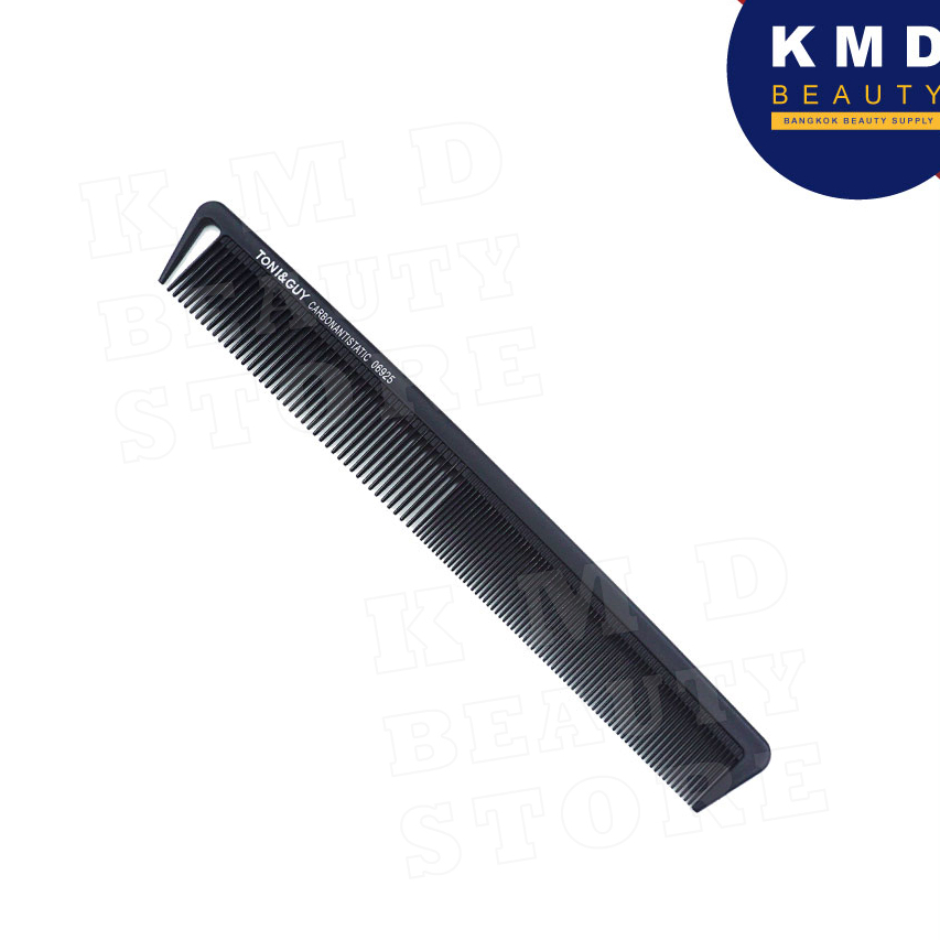หวีรองซอย หวีซอยผม สำหรับรองซอยขณะตัดผม หรือใช้จัดแต่งทรงผม สีดำ มีความถี่ 2 แบบ ขนาดยาว 23 ซม