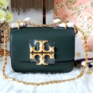 🎀 (สด-ผ่อน) กระเป๋าสีเขียว 7.8 นิ้ว Shop 73589 TORY BURCH ELEANOR SMALL CONVERTIBLE SHOULDER BAG