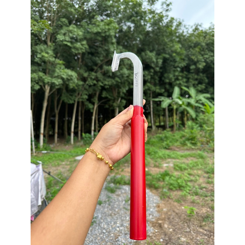 มีดกรีดยางแม็คโคร(รุ่นคอเล็ก)ใบเลื่อยไฮสปีด มีดลับจะเปิดหน้ามีดประมาณ80%