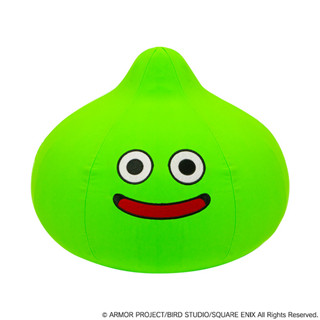 [ส่งตรงจากญี่ปุ่น] Square Enix Dragon Quest Smile Slime Bead Cushion Lime Slime Japan ใหม่