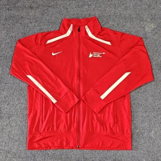 เสื้อวิ่ง แจ๊คเก็ตNike Chicago marathon แท้มือ2สภาพมือ1ไร้ตำหนิ