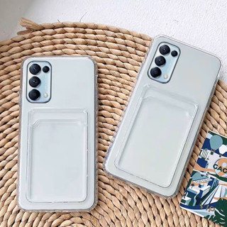 เคสโทรศัพท์มือถือแบบนิ่ม Tpu เคสใส พร้อมช่องใส่บัตร สําหรับ VIVO T1X Y21S Y11 Y12 Y15 Y17 V23 Y15S V23E Y02A Y02T