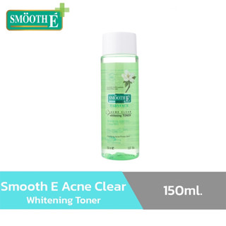 Smooth E Acne Clear Whitening Toner โทนเนอร์ 4in1 กำจัดสิว 150ml.