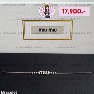 👜: New!! Miu Miu Bracelet‼️ก่อนกดสั่งรบกวนทักมาเช็คสต๊อคก่อนนะคะ‼️