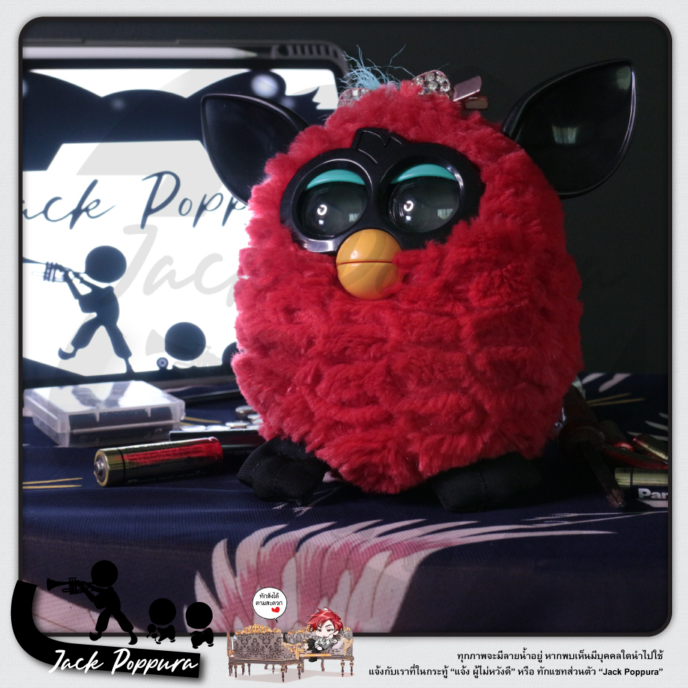 Furby 2012-2015 Black cherry ทูโทน ดำแดง