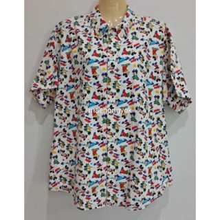 เสื้อเชิ้ต DISNEY CHAPLIN(F) COTTON เนื้อแน่น มีลายทั้งตัว