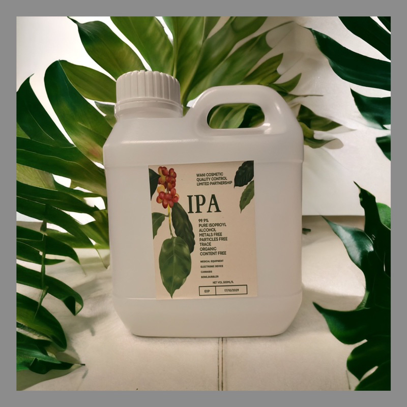 IPA 1000ML..น้ำยาล้างบ้อง ทำความสะอาดล้างเครื่องแก้ว ล้างเครื่องมือการแพทย์ น้ำยาฆ่าเชื้อโรค / IPA - Isopropyl alcohol