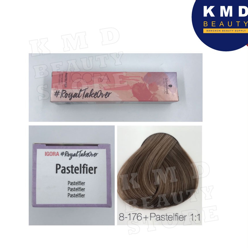 Schwarzkopf Igora Royal Takeover Pastelfier  ครีมเปลี่ยนสีผม ชวาร์สคอฟ อีโกร่า รอแยล