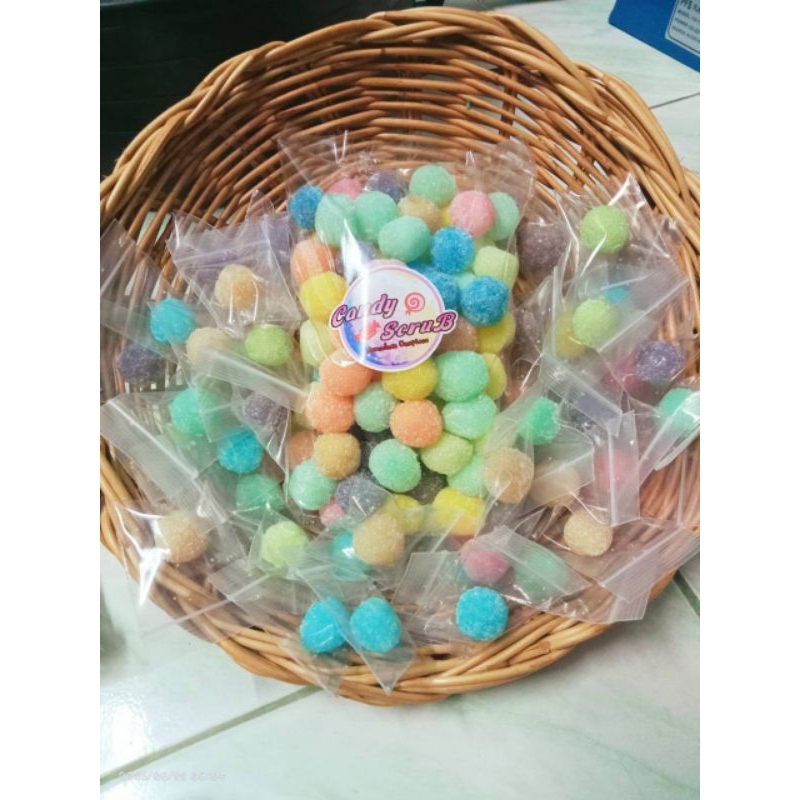 สครับน้ำตาล100ก้อน ราคาไม่แถมถุงซิป