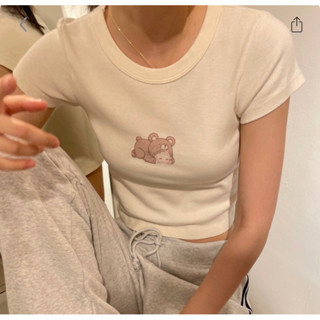 พรีออเดอร์ PREORDER Brandy Melville ของแท้ 100% Baby Bear Top Baby Tee🐻