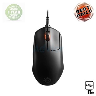 WIRELESS MOUSE STEELSERIES PRIME BLACK ประกัน 1Y เมาส์เกมมิ่ง เมาส์เล่นเกม เมาส์ เมาส์ไร้สาย