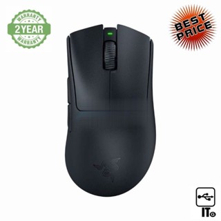 WIRELESS MOUSE RAZER DEATHADDER V3 PRO ประกัน 2Y เมาส์เกมมิ่ง เมาส์เล่นเกม เมาส์ เมาส์ไร้สาย