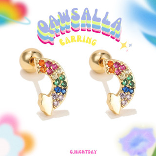 Qawsalla Earring 🌈🌷☁️ ต่างหูคาเซลล่า ที่มาจากภาษามอลตา แปลว่ารุ้งกินน้ำ