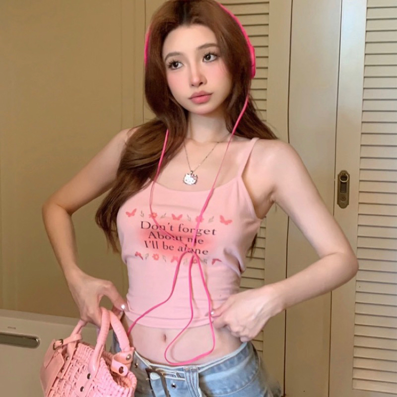 Bentoy(bratop2040)เสื้อสายเดี่ยว ผ้านิ่มผ้ายืด มีฟองน้ำในตัว สีน่ารัก ใช่สบาย - รูปที่ 4