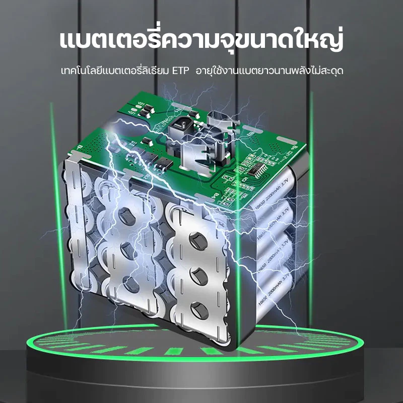 เครื่องเป่าลม-ดูดฝุ่น ไร้สาย 21V 2in1 พร้อมถุงเก็บฝุ่น thumbnail 6