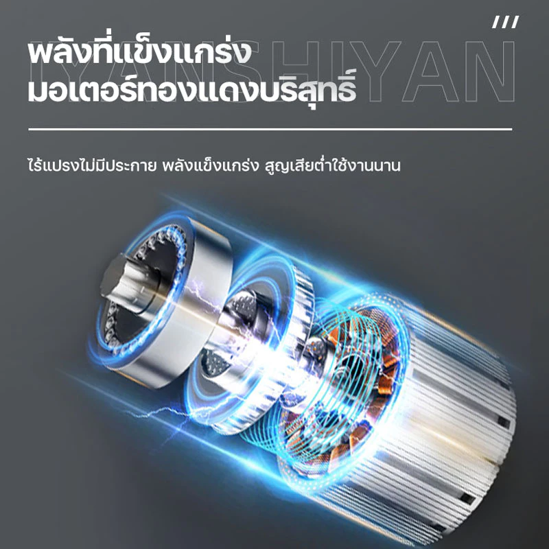 เครื่องเป่าลม-ดูดฝุ่น ไร้สาย 21V 2in1 พร้อมถุงเก็บฝุ่น thumbnail 8