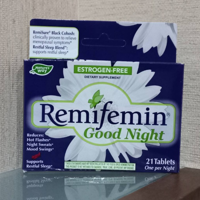 (((พร้อมส่ง))) Nature's Way  Remifemin Good Night  (21 Tablets)