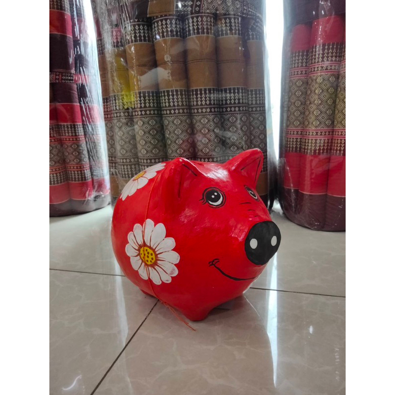 หมูอ้วน เปเปอร์มาเช่ โคตระ น่าร๊ากกก