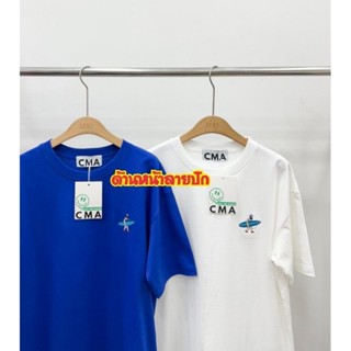 [กดรับโค้ดลด30บ.]📮พร้อมส่ง🏄🏄ลายหน้าเซิร์ฟ🌊🛑เสื้อยืด CMA ทรง Oversize อก 44-46" ผ้าคอตตอน 💯