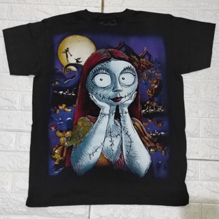 เสื้อยืดหนัง ผลงานของ Tim burton Nightmare before Christmas งาน ดาบแดง Mexico หายากมากๆ ทำน้อยมาก