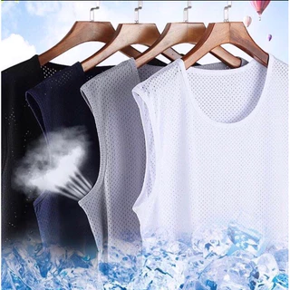 เสื้อกล้ามผู้ชาย ออกกำลังกาย​ วิ่ง ทรงหลวม มีรูระบายอากาศใส่เย็นสบายแห้งเร็ว สําหรับผู้ชาย