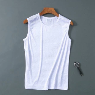 เสื้อกล้ามผู้ชาย ออกกำลังกาย​ วิ่ง ทรงหลวม มีรูระบายอากาศใส่เย็นสบายแห้งเร็ว สําหรับผู้ชาย