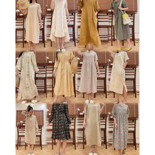 Minimal dress Brand&amp;Outlets เดรสป้ายญี่ปุ่น เกาหลี