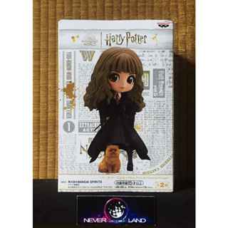 BANDAI BANPRESTO FIGURE: Q POSKET - HARRY POTTER  - HERMIONE GRANGER WITH CROOKSHANKS