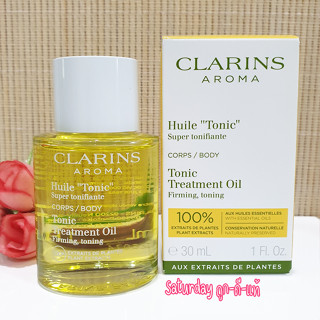 น้ำมันกระชับผิวที่ขายดีที่สุดของคลาแรงส์ 😊 CLARINS Tonic Body Treatment Oil ขนาดทดลอง 30 ml. ฉลากไทย ของแท้ 100%