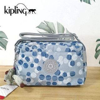 กระเป๋าสะพายข้าง KIPLING Mini Crossbodybag กระเป๋าสะพายข้างขนาดเล็กน่ารัก ขนาดกะทัดรัด ผลิตจากวัสดุ Nylon+Polyester100%