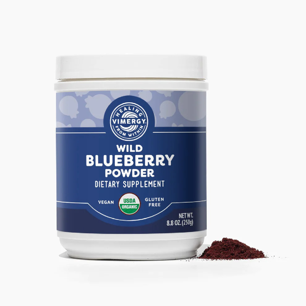 Vimergy Organic Wild Blueberry 8.8 oz (250 g) Powder