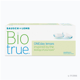 Bausch &amp; Lomb Biotrue Oneday คอนแทคเลนส์ใส รายวัน 15 คู่