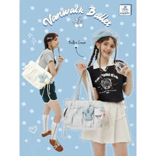 กระเป๋าผ้า กระเป๋าสะพายVanwalk ballet🩰🥿*มีซิปกันของตก แท้💯พรีจากช็อป!!| Vanwalk bags🎒