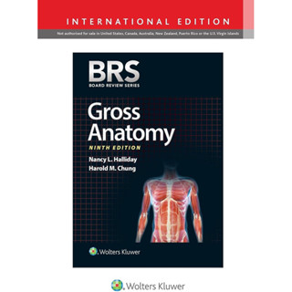 [หนังสือ] BRS Gross Anatomy ตำรา กายวิภาคศาสตร์ gray grey netter moore atlas of human clinical medicine medical textbook