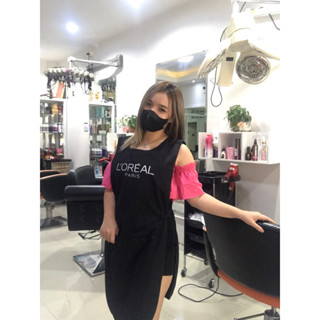 ผ้ากันเปื้อน เอี๊ยมช่างทำผมแบบสวม LOREAL PARIS