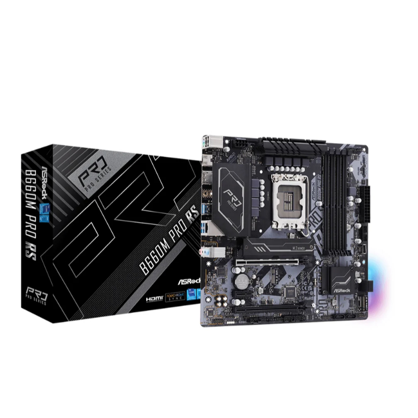 MAINBOARD (เมนบอร์ด) SOCKET LGA 1700  ASROCK B660M PRO RS