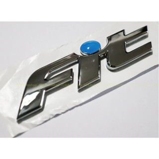 ป้ายโลโก้ fit สติ๊กเกอร์ 3D ติดรถ สีโครเมี่ยม จุดฟ้า สำหรับรถ Honda Jazz ฮอนด้า แจ๊ส เก่า ฮอนด้า ฟิต