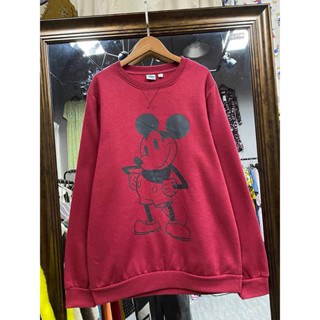 เสื้อสเวตเตอร์ MICKEY MOUSE สีแดง งานแบรนด์❣️Disney❣️ แท้💯% (TS170)