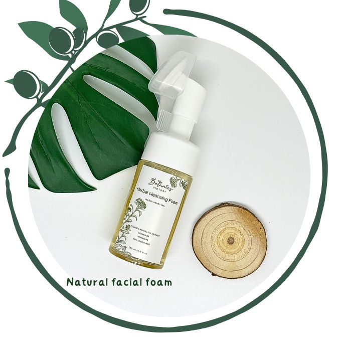 Herbal Cleansing Foam โฟมล้างหน้าอะมิโน ลดสิว อ่อนโยน ผสมสมุนไพรธรรมชาติ ปราศจากสารพาราเบน